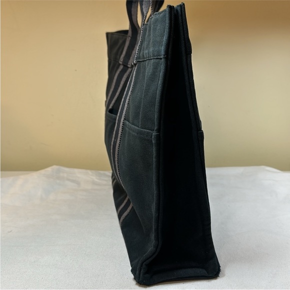 Auth Large Hermes Canvas Tote Bag - Picture 9 of 15
